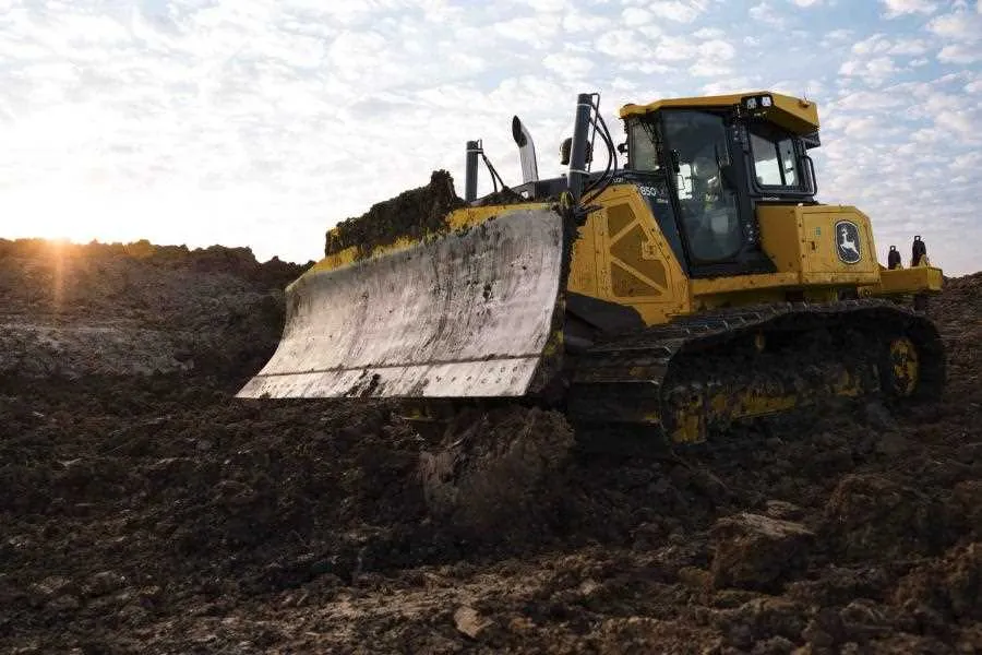 john deere 850 dozer travel specs