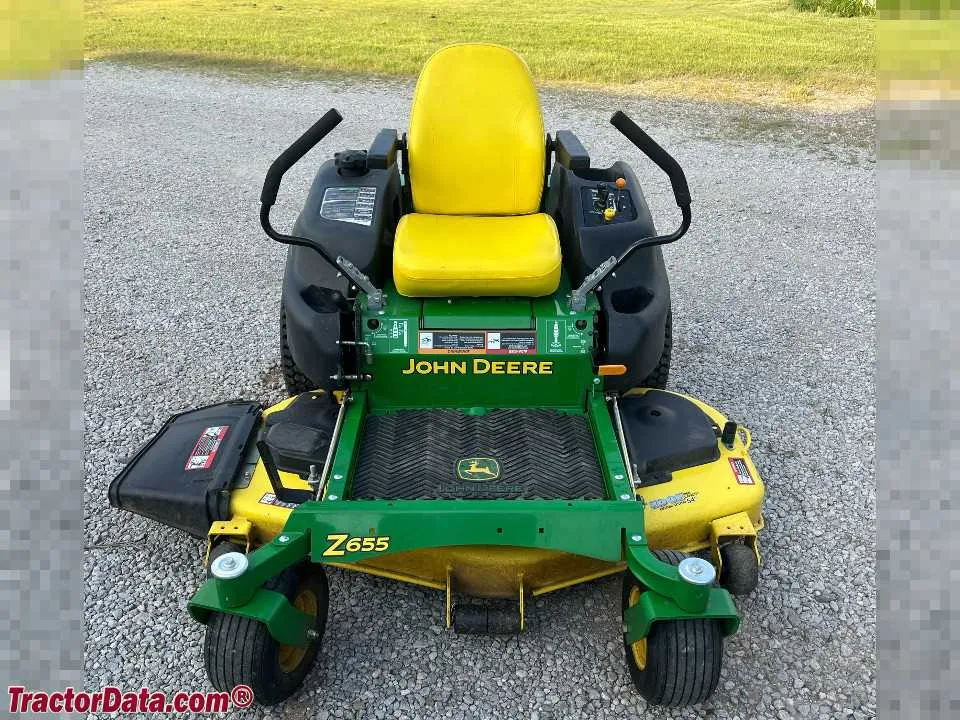john deere 655 zero turn specs