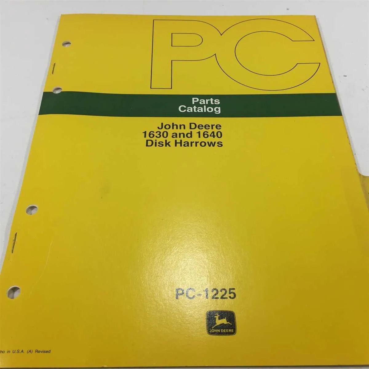 john deere 1630 disc specs