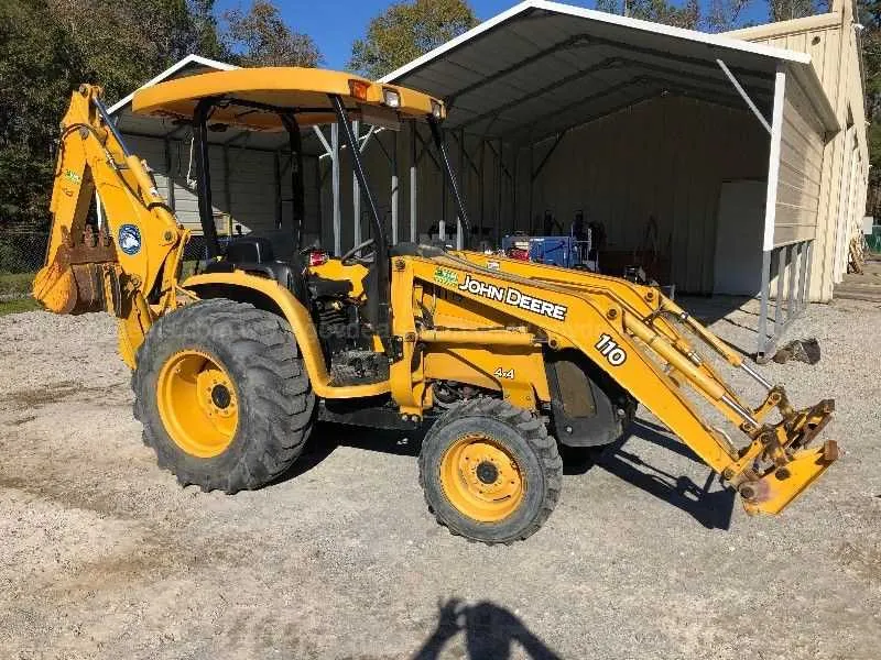 2006 john deere 110 backhoe specs