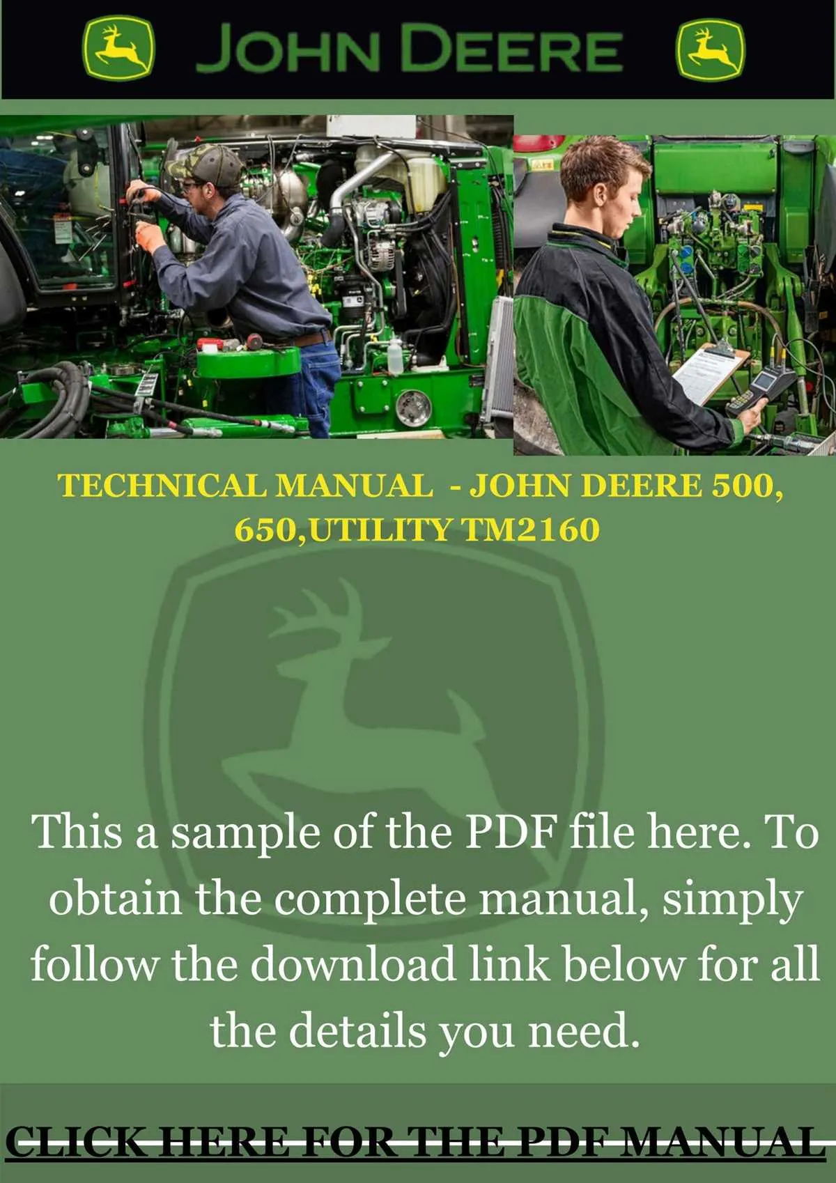 john deere series 500 6061 engine torque specs