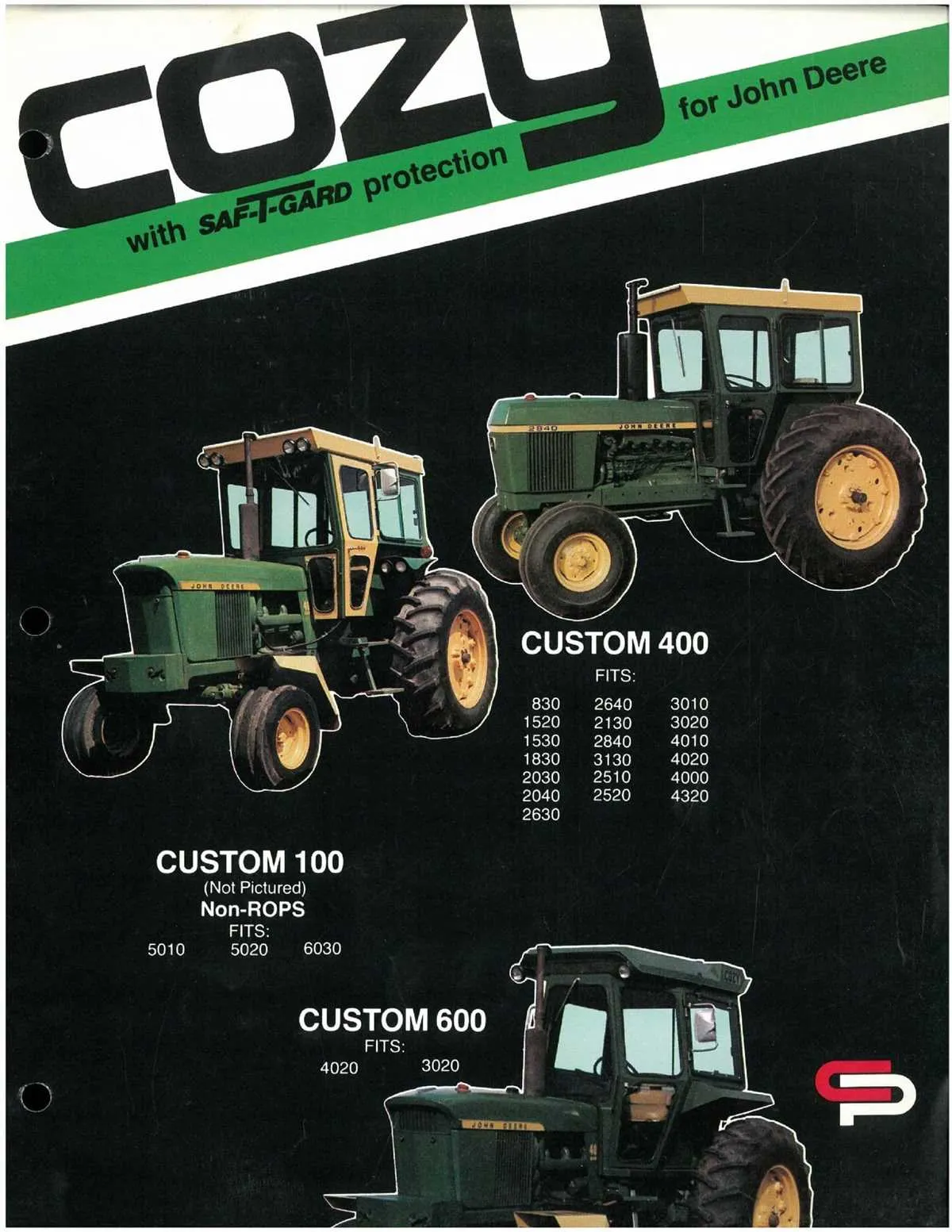 specs on a 2030 john deere tractor