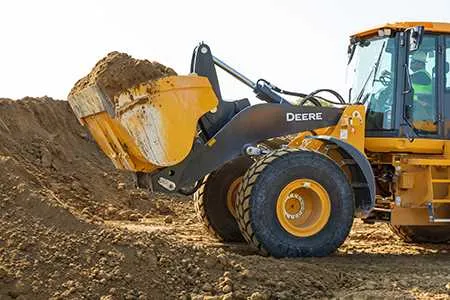 john deere 444h wheel loader specs