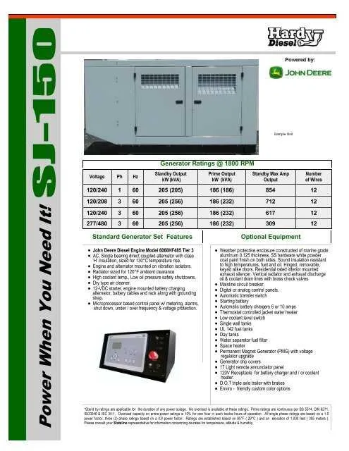 2001 john deere 240 specs