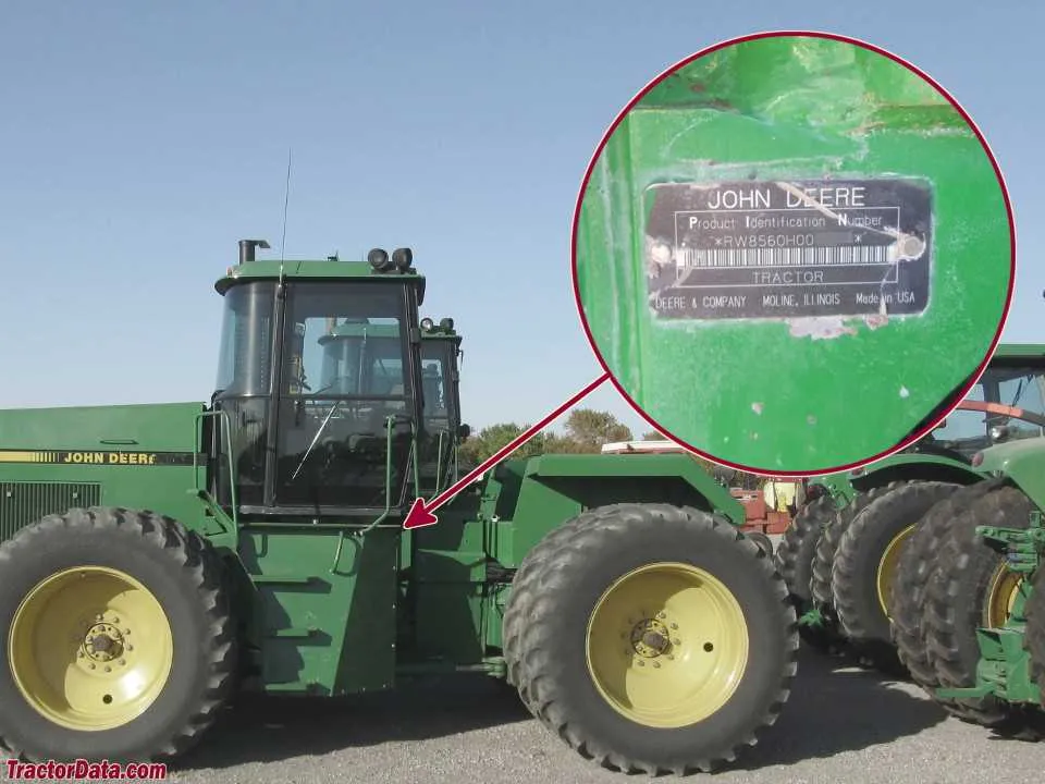 john deere 8960 specs