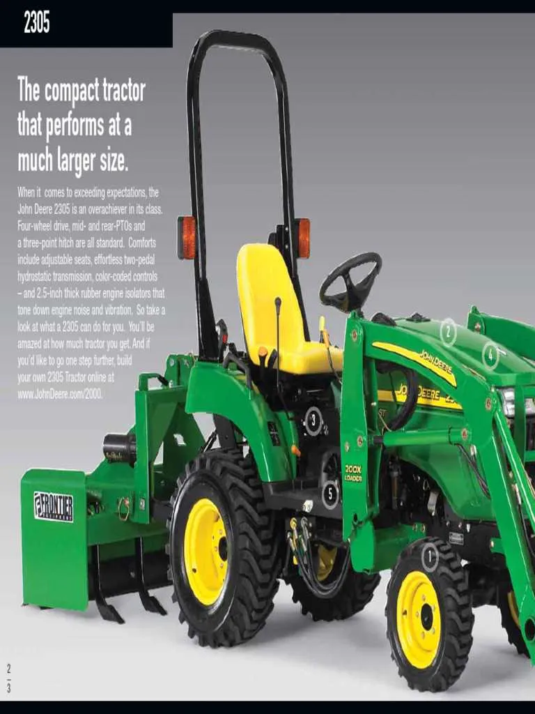 john deere 2305 specs john deere 2305 specs