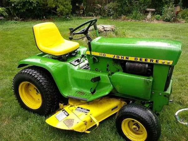 john deere 110 lawn mower specs