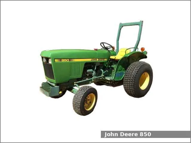 john deere tractor 850 spec