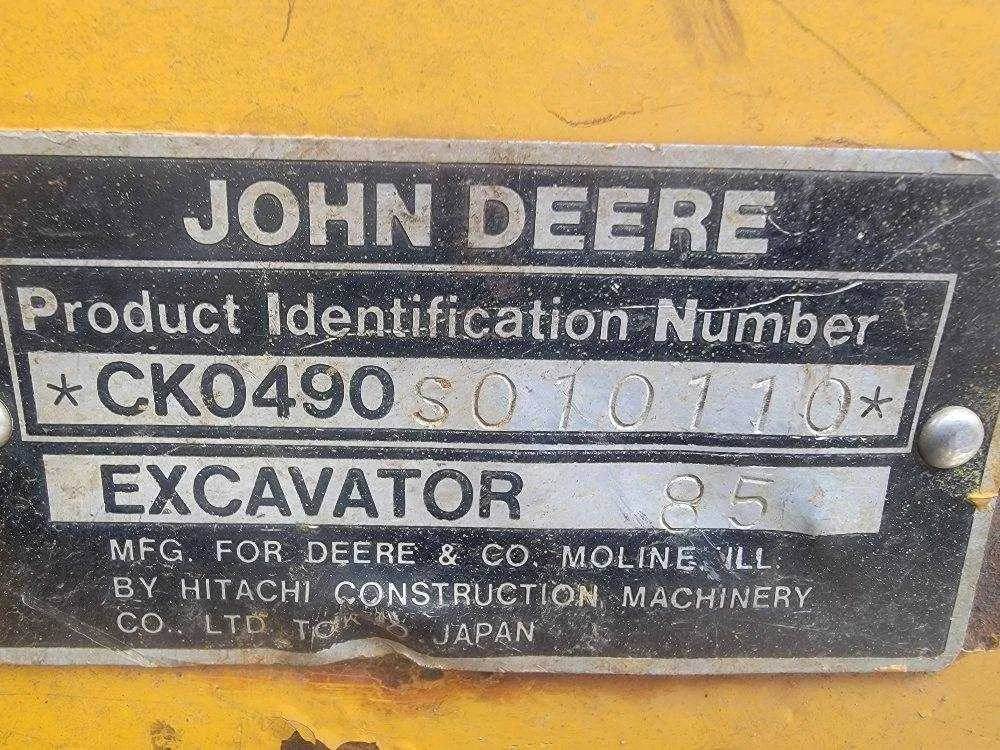1985 john deere 490 excavator specs