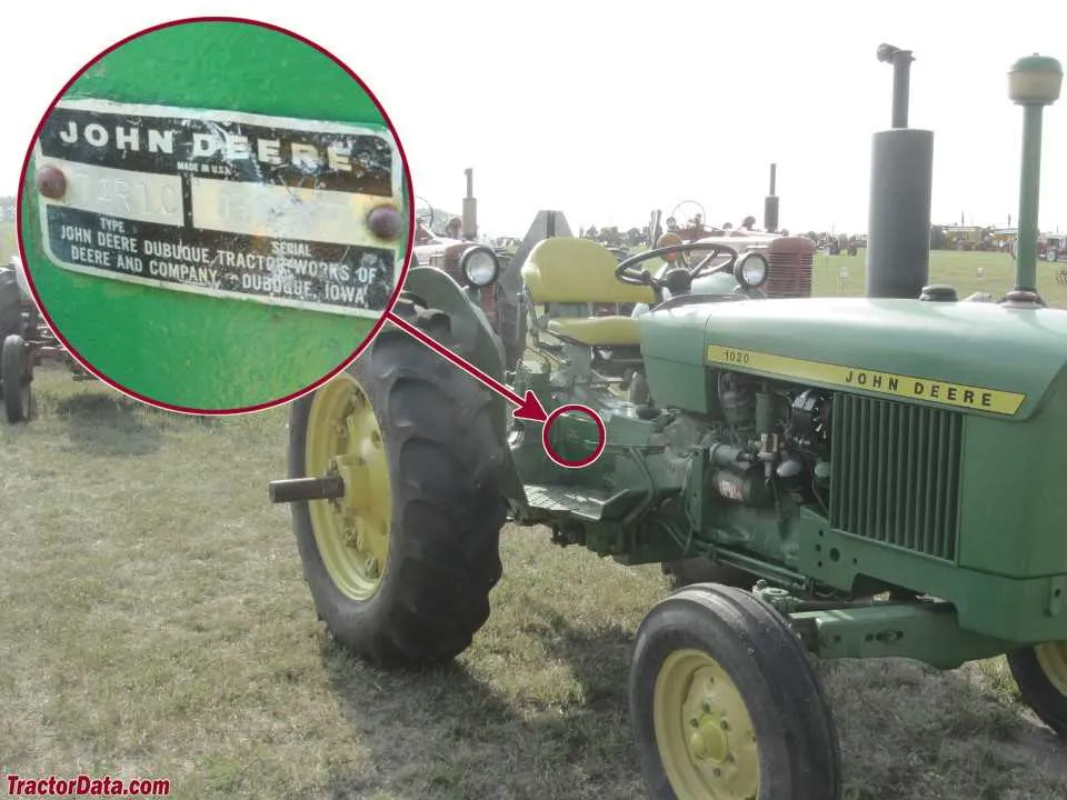 john deere 1020 diesel specs