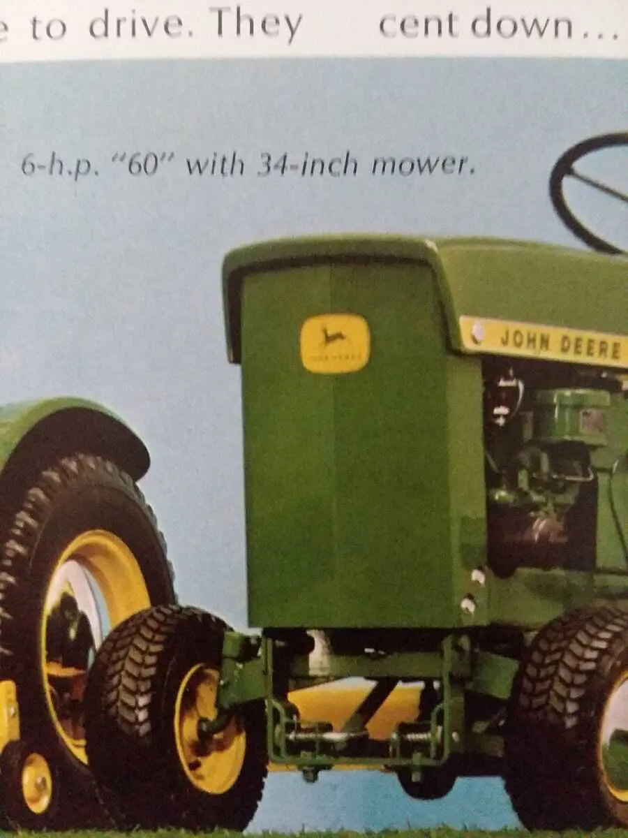 john deere 110 garden tractor specs