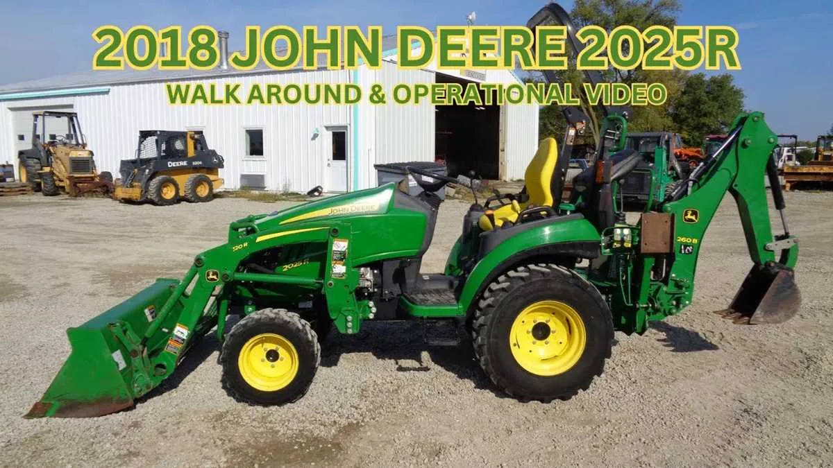 john deere 2025r backhoe specs