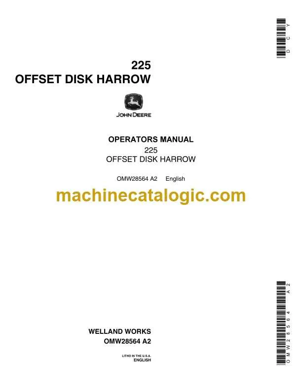 john deere 225 disc specs john deere 225 disc specs