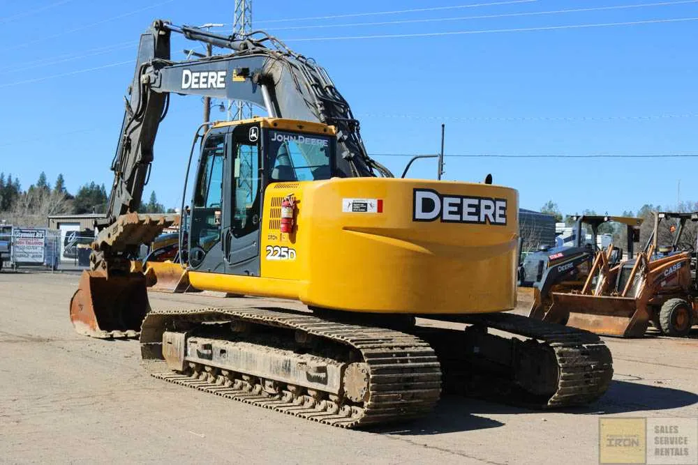john deere 225dlc excavator specs