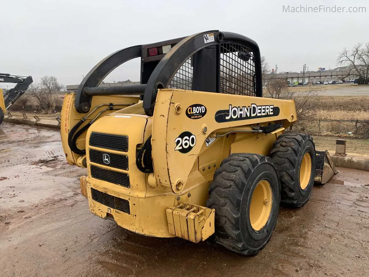 john deere 260 skid loader specs