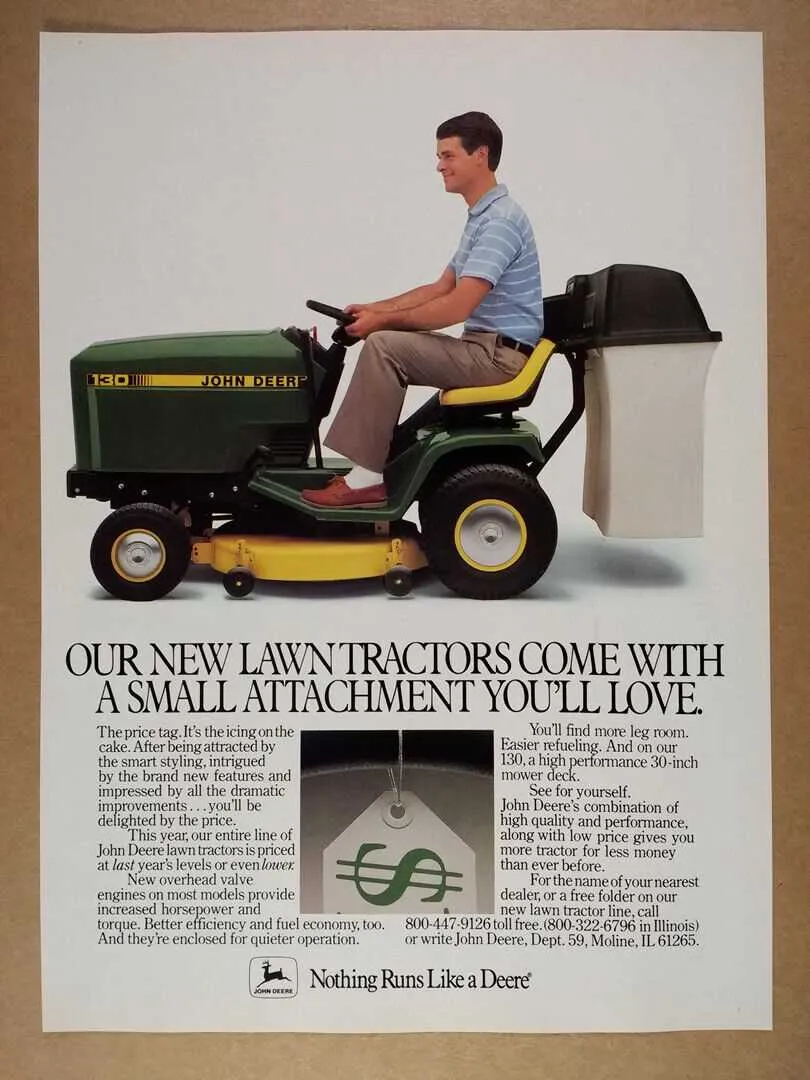 john deere 322 mower specs