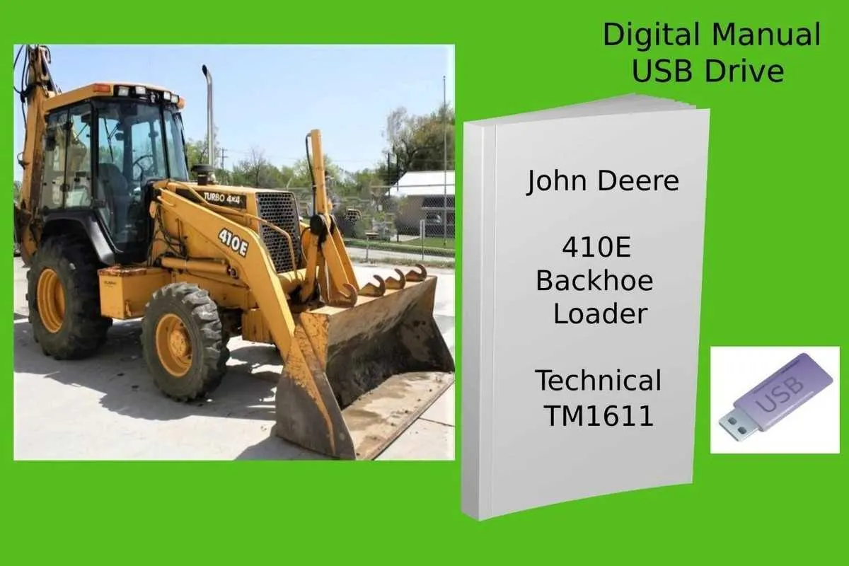john deere 410 excavator specs