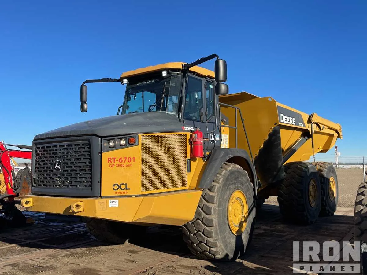 john deere 410e articulated dump truck specs