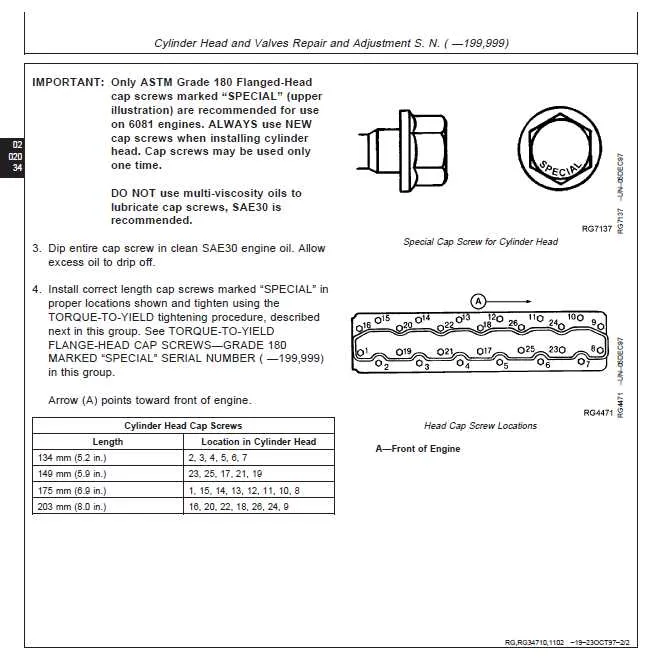 john deere 4310 torque specs