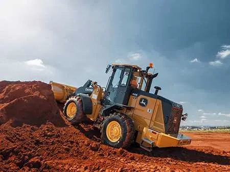 john deere 444 loader specs