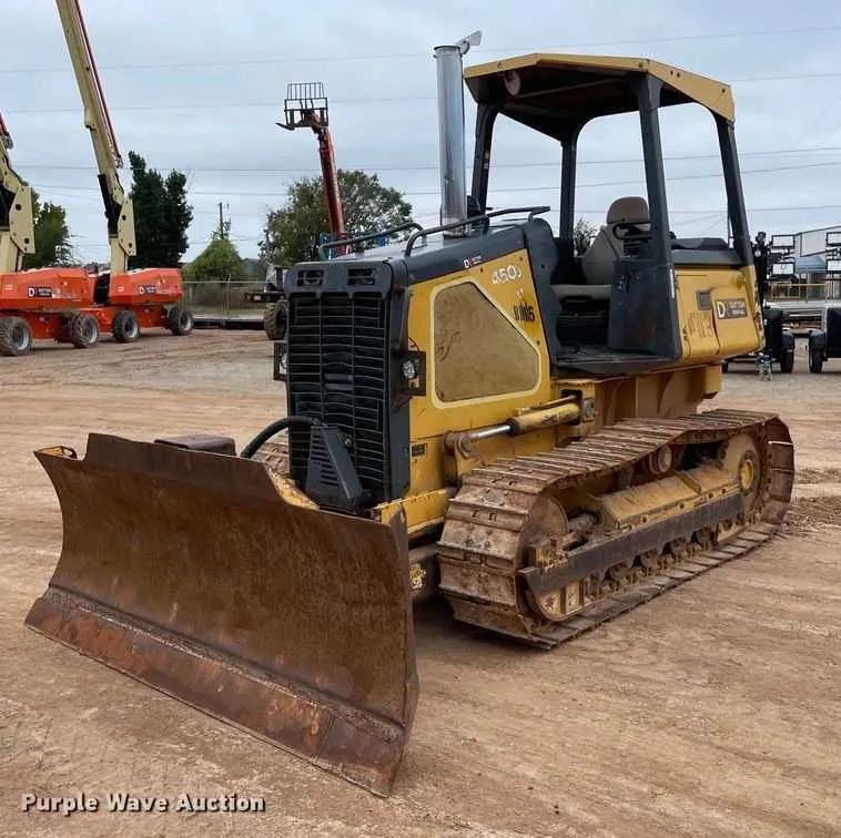 john deere 450j lt crawler tractor specs