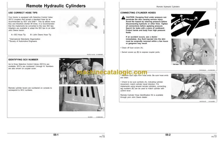 john deere 4955 torque specs
