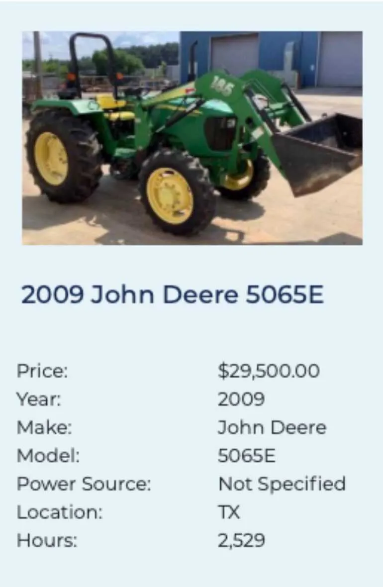 john deere 5065e 4wd specs john deere 5065e 4wd specs