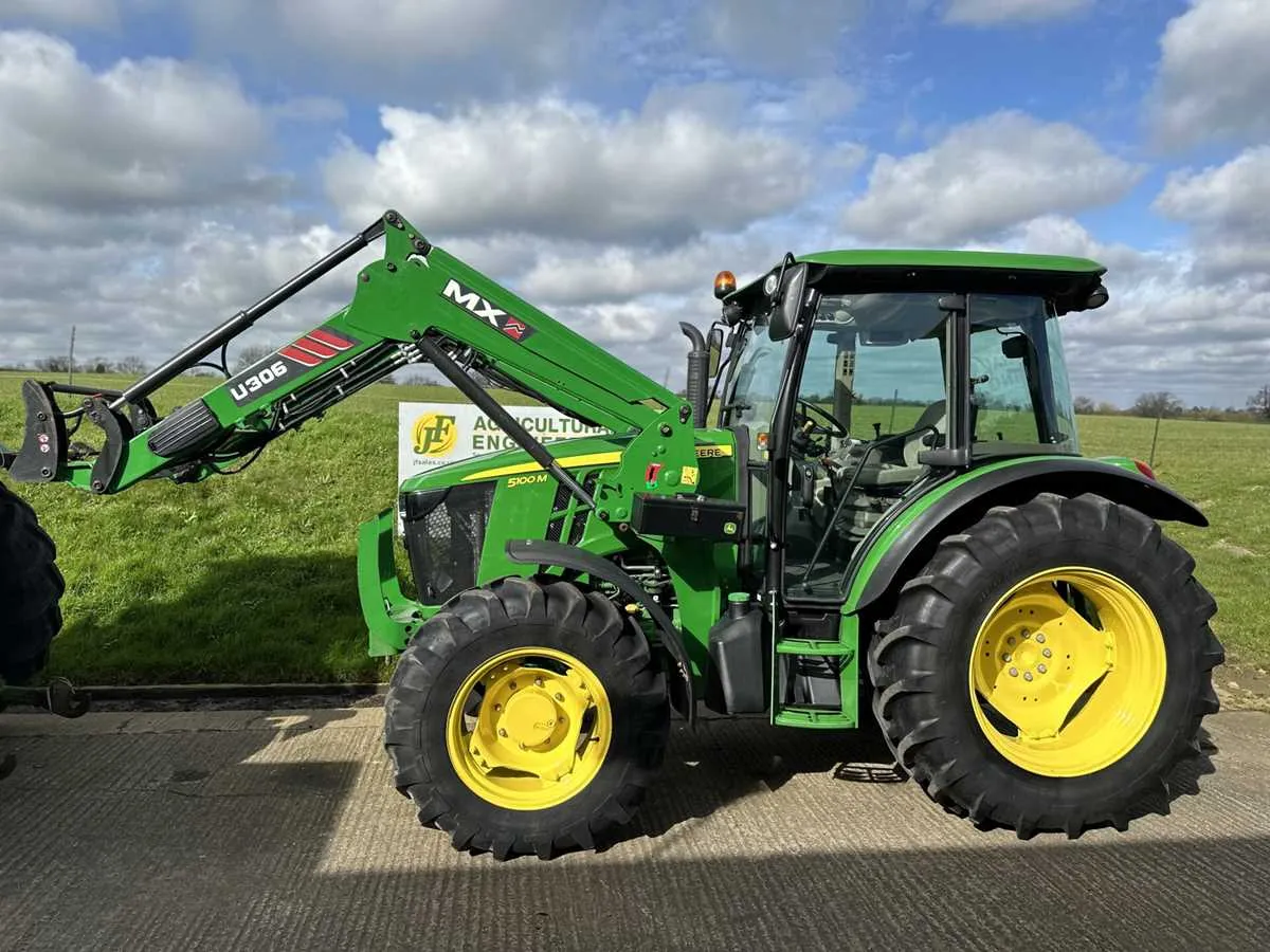 john deere 5100m loader specs