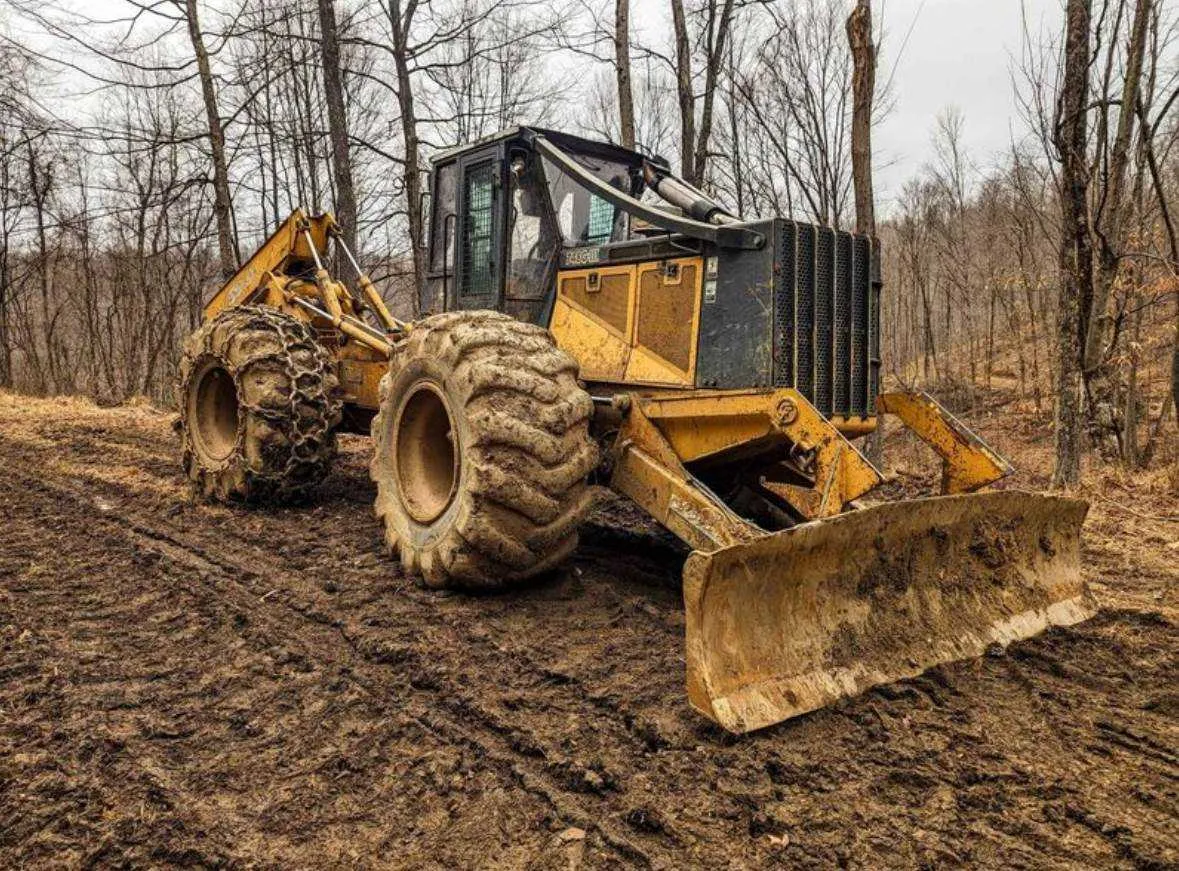 john deere 540e grapple skidder specs