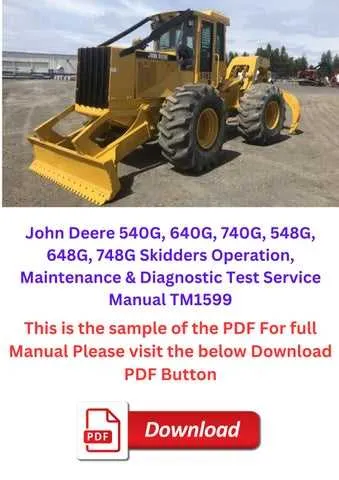 john deere 640g skidder specs