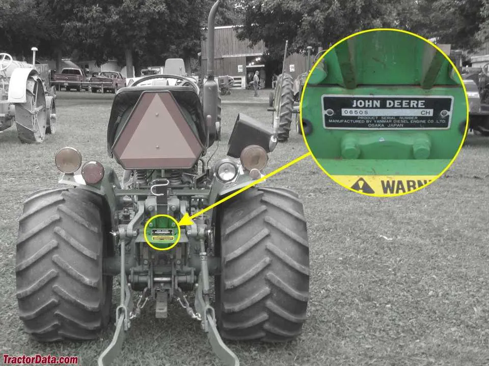 john deere 650 torque specs