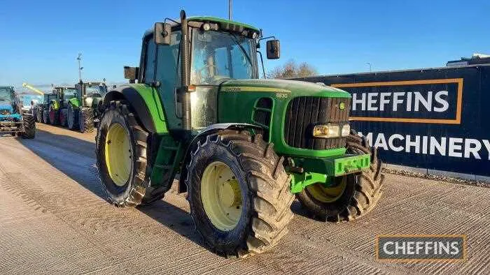 john deere 6830 tractor specs