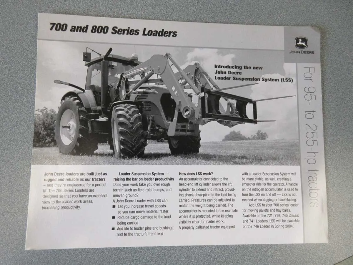 john deere 700 series specs