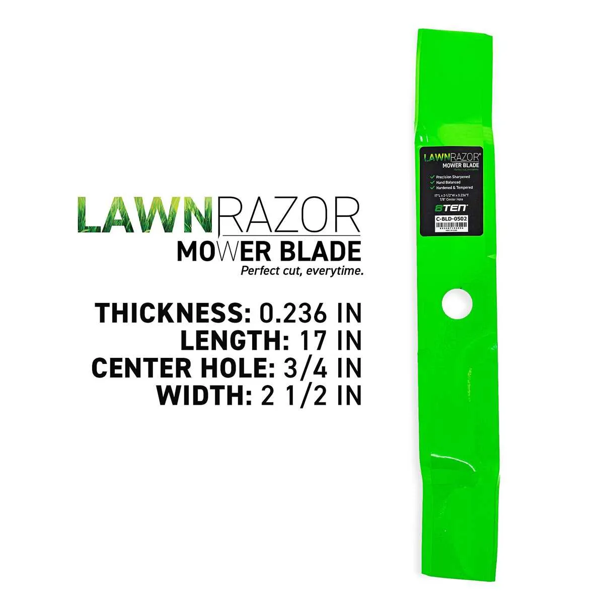 john deere 717a blade specs