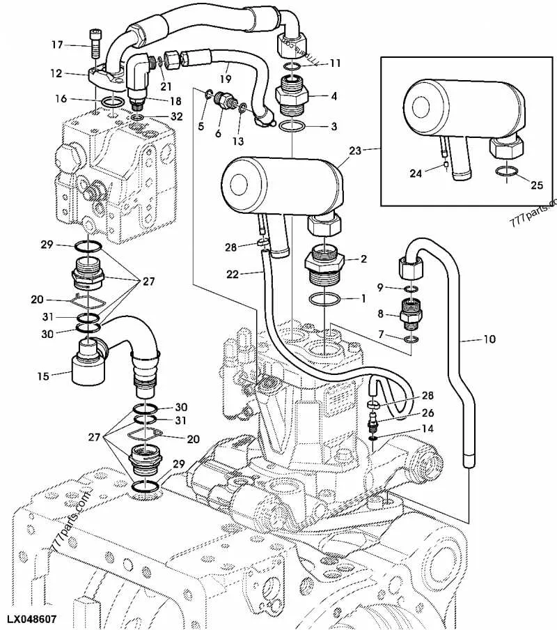 john deere 7230 hydo specs
