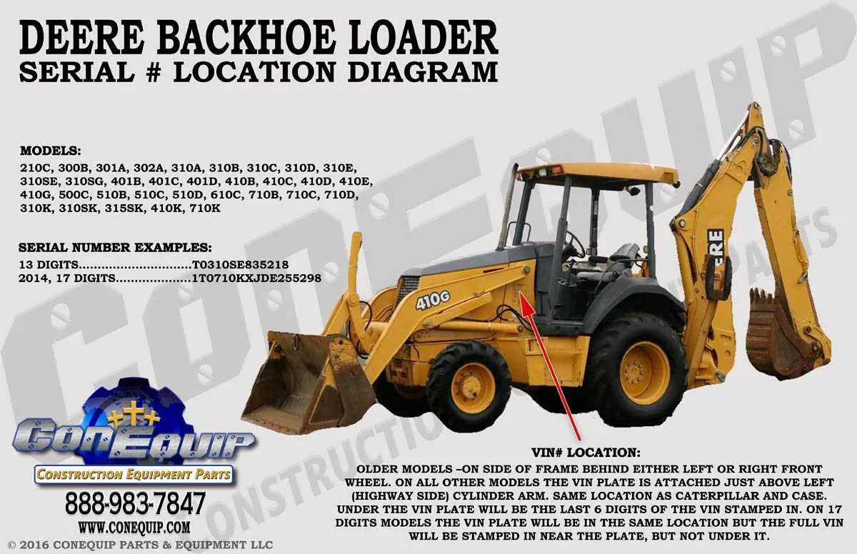 john deere backhoe model 310d specs
