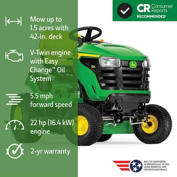 john deere d 100 torque specs