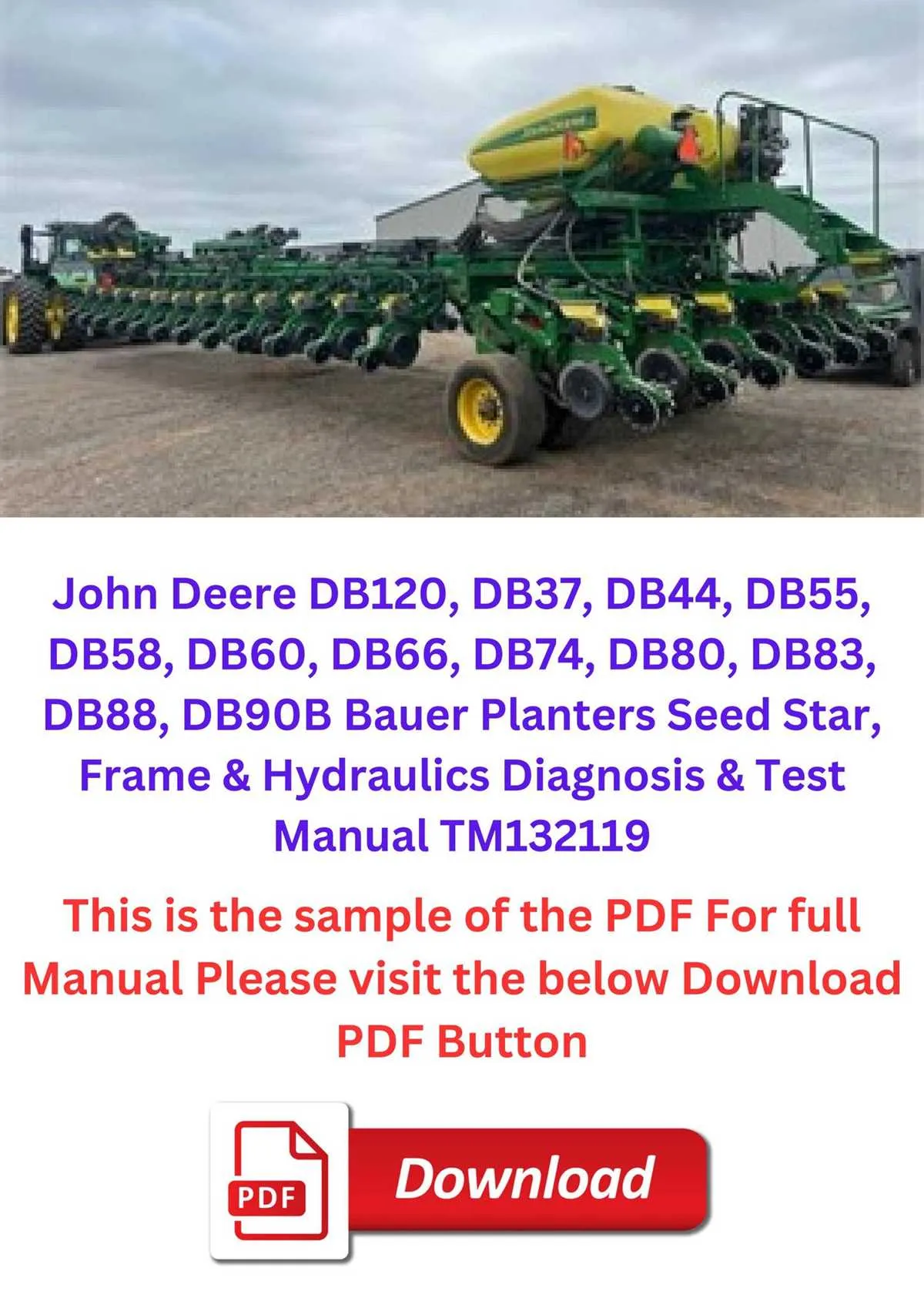 john deere db41 planter specs