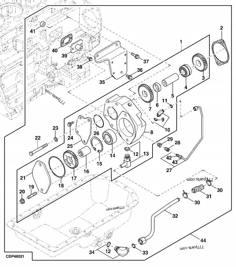 john deere gear auxiliary drive specs