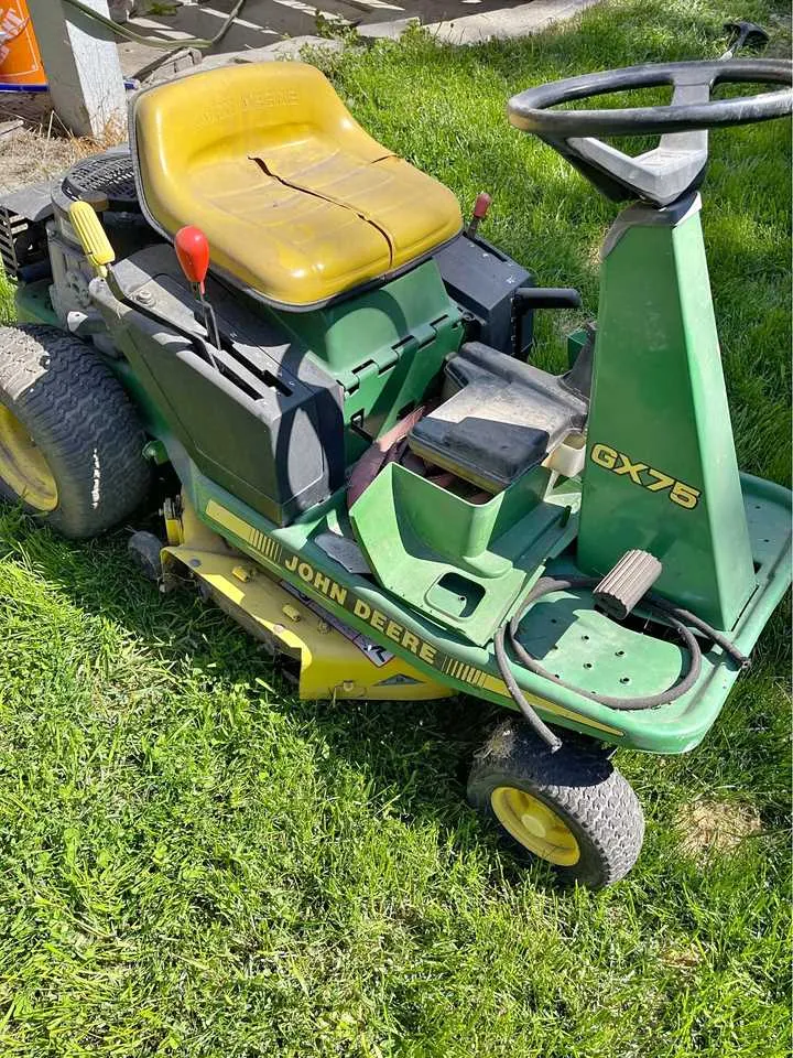 john deere gx 75 specs