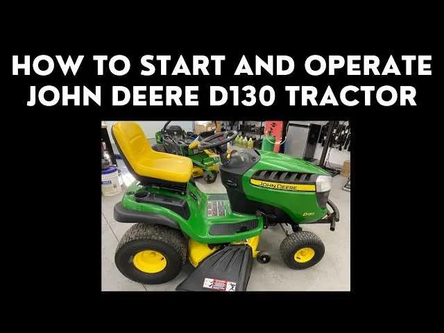 john deere lt130 specs
