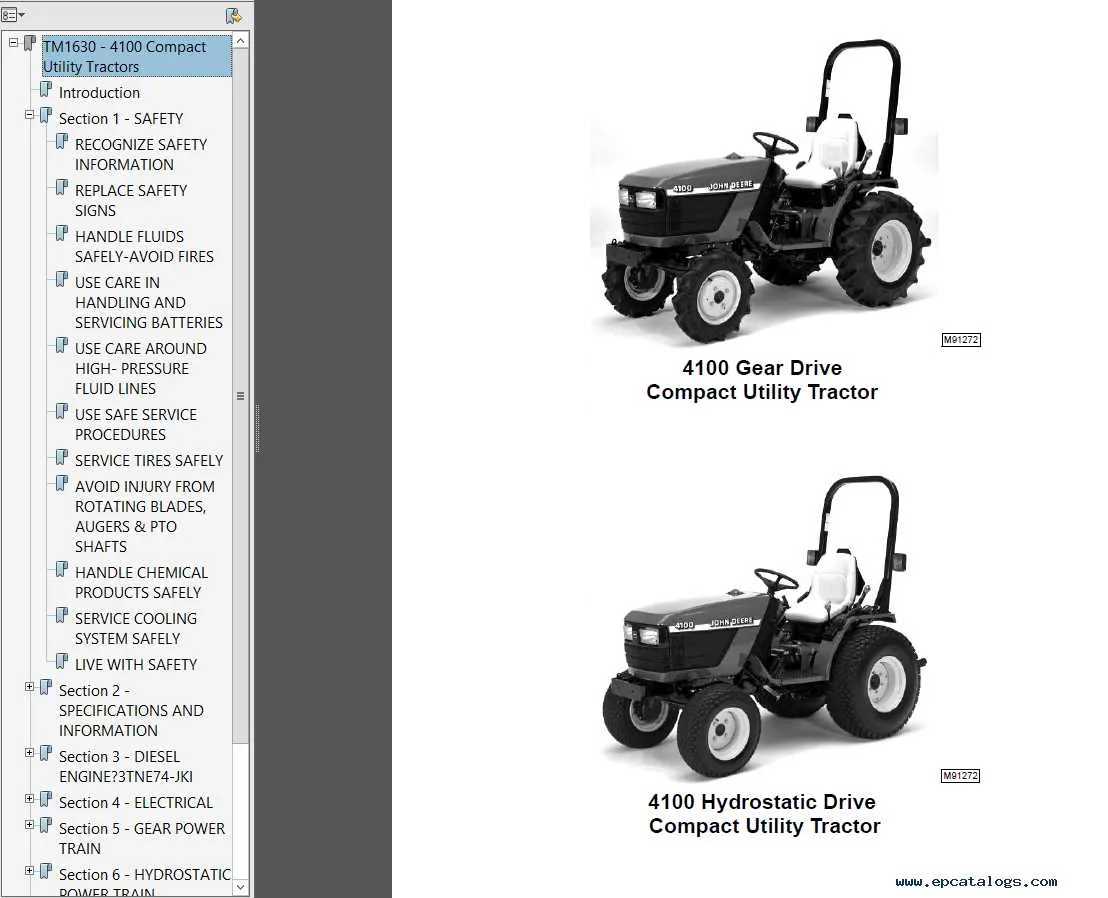 john deere model 4100 specs john deere model 4100 specs