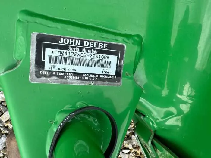 john deere series 4115 specs