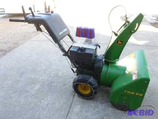 john deere trs26 snowblower specs