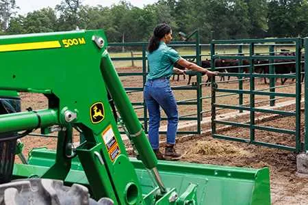 500a john deere with loader specs