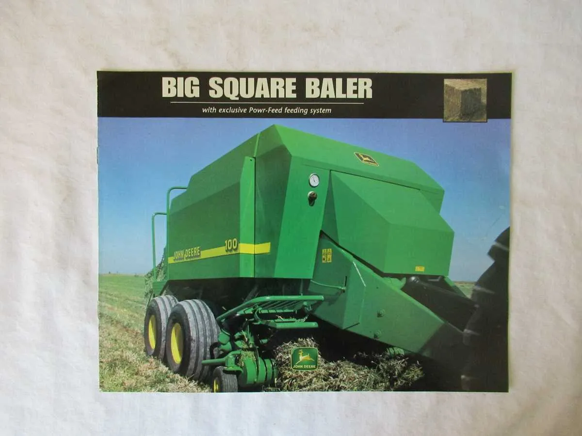 john deere 100 baler specs
