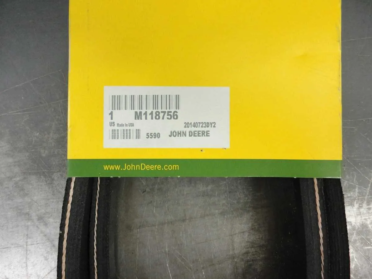 john deere m11875 belt specs john deere m11875 belt specs