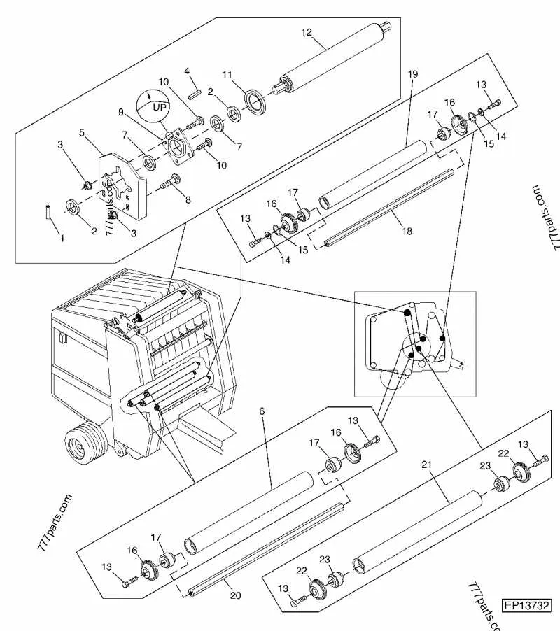 specs on a john deere 566 baler hp requirements