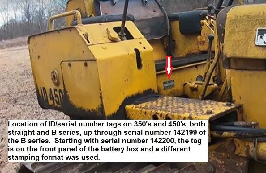 john deere 450 b dozer specs