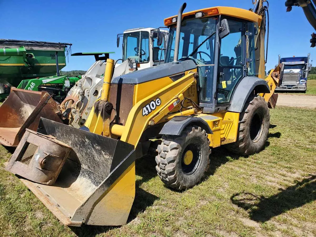 john deere 410g backhoe specs